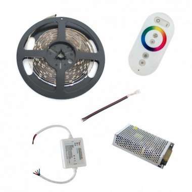Kit Ruban à LED Autocollant RGB avec Contrôleur et Alimentation