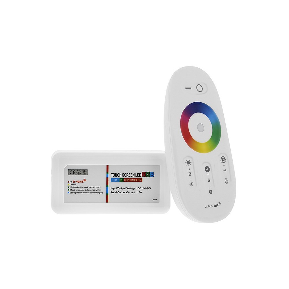 Generic Télécommande Contrôleur Rubans LED RGB 220V AC Télécommande à prix  pas cher