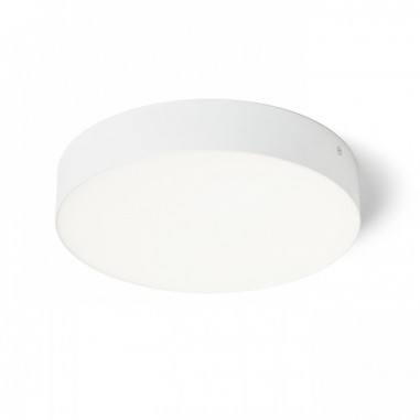 Relaxdays Lampe de plafond LED, lumière blanche chaude, 18 W, d 30