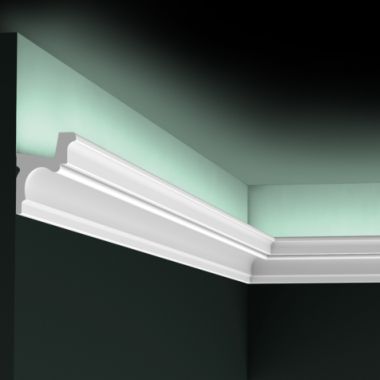 Corniches pour LED au plafond et au mur (longueur 2 mètres - KH902)  moulures pour éclairage indirect avec les bandes LED