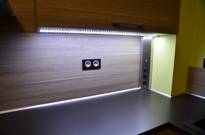 Eclairage LED plan de travail cuisine - LED's Go